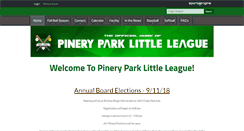 Desktop Screenshot of pineryparkll.com